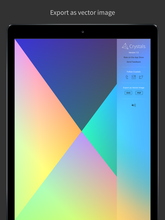 Crystals Wallpaper iPad screenshot 4 - Photo & Video app