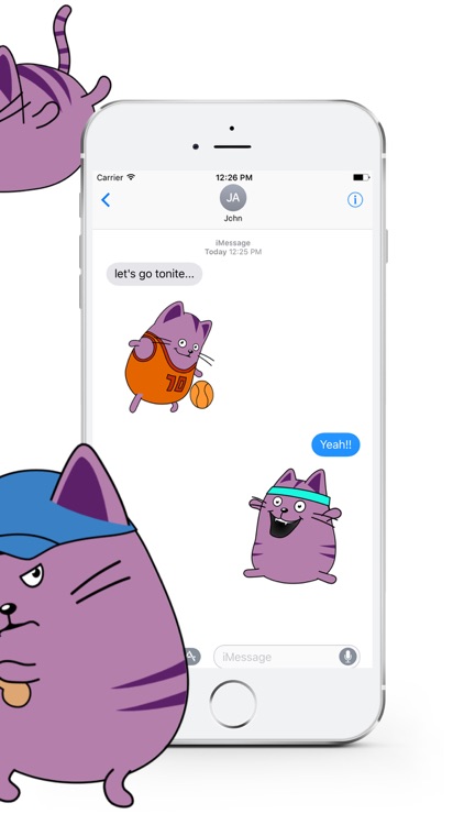 Sporty animated Cat