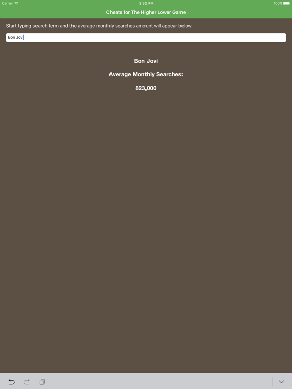 Screenshot #4 pour Cheats for The Higher Lower Game