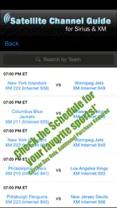 Satellite Radio Channel Guide for Sirius XM screenshot #3 for iPhone