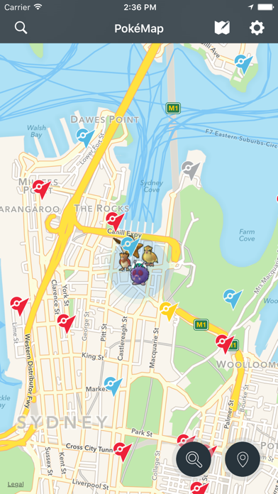 PokeMap - Maps to locate rare Pokemons ! Screenshot