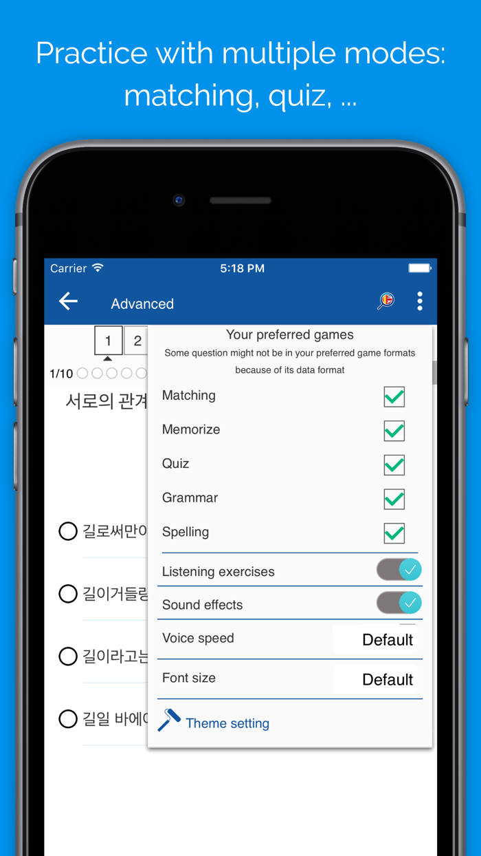 Learn Korean Vocabulary and Grammar