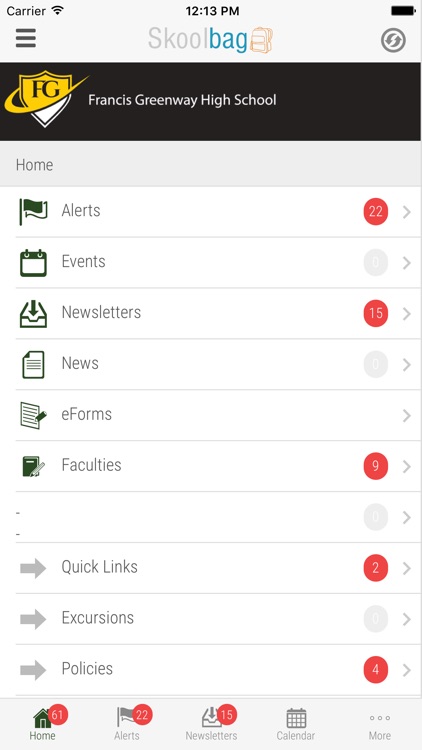 Francis Greenway High School - Skoolbag