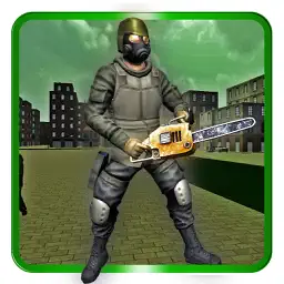 Zombie Chainsaw City Killer- Zombie Defense 2017 app icon
