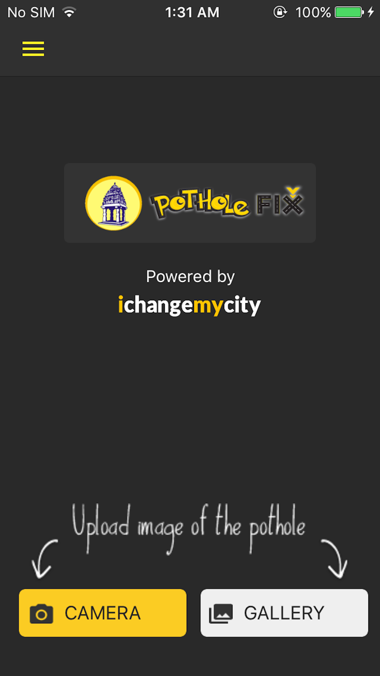 Pothole Fix - The Official App