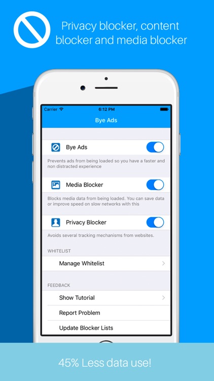 ByeAds: Block Ads & Browse fast!