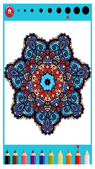 How to cancel & delete Mandala Coloring for Adults - Adults Coloring Book from iphone & ipad 2
