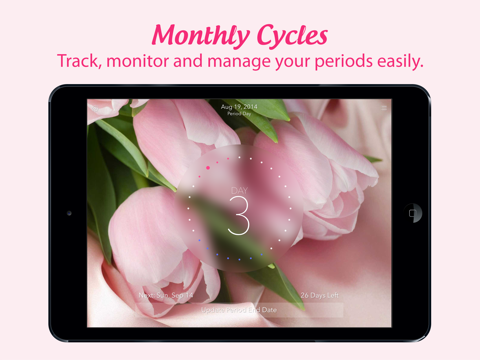 Screenshot #4 pour Period Tracker: Monthly Cycles