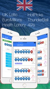 UK Lotto Thunderball 49 EuroMillions Health screenshot