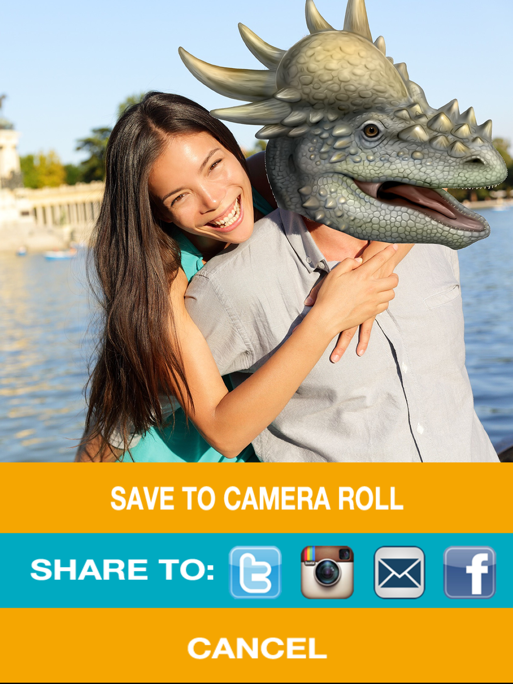Dinoface - dinosaur photo booth screenshot 9