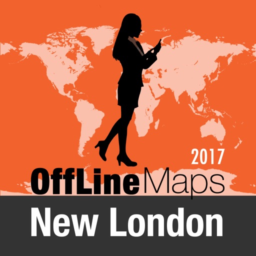 New London Offline Map and Travel Trip Guide icon