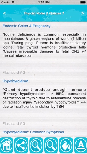 Thyroid Exam Review & Test Bank App :4500 Study Notes, Flash(圖2)-速報App