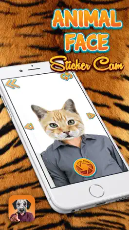 Game screenshot Animal Face Sticker Cam apk