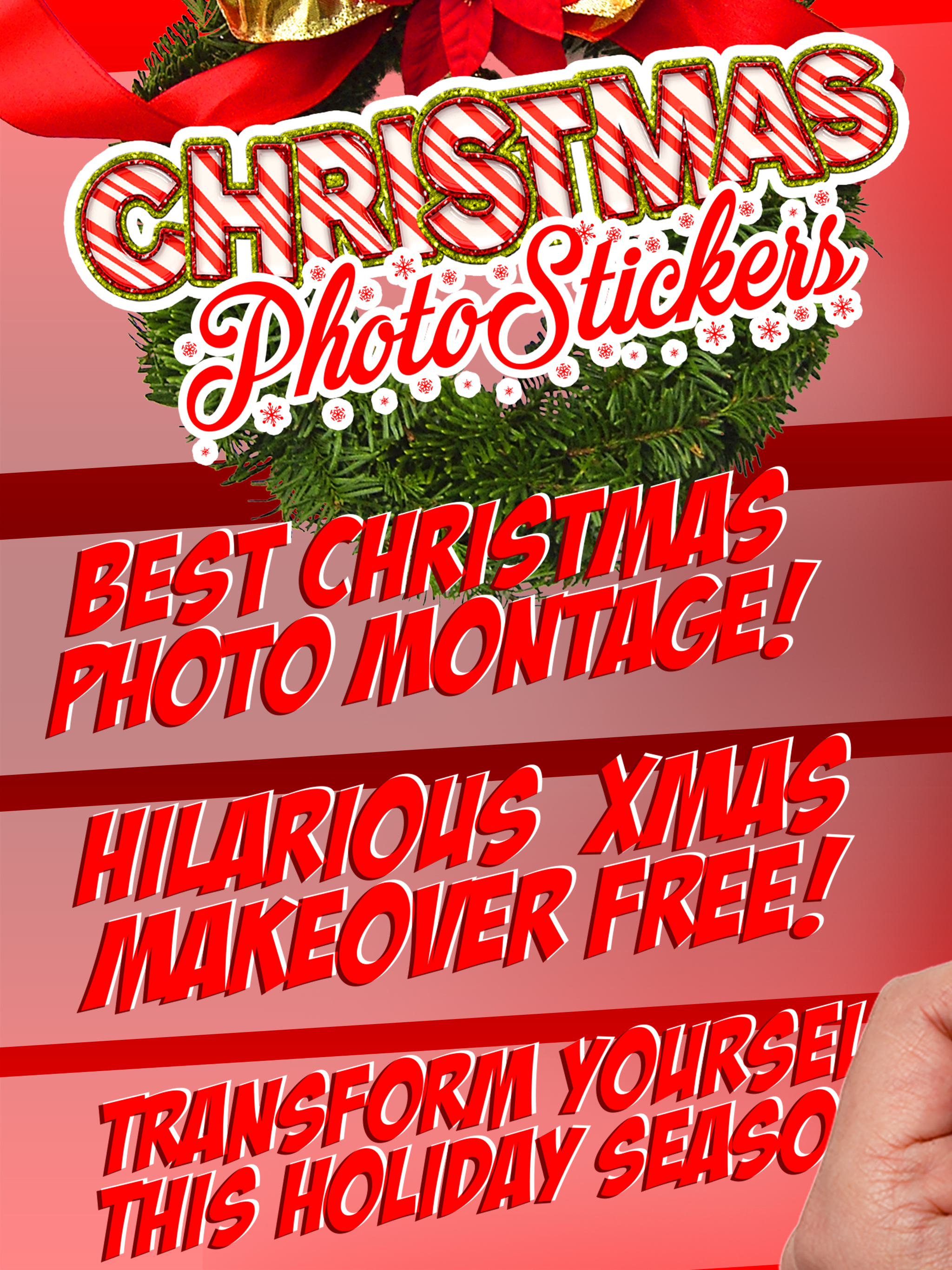 Christmas Photo Booth 2016 - Santa Camera Stickers screenshot 6