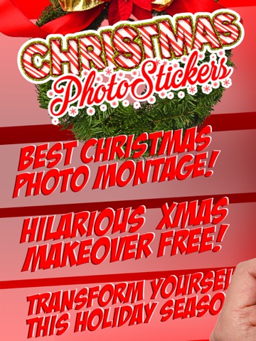 クリスマス 写真 編集者 - サンタ クロース フォト モンタージュ カメラ ステッカー フリーのおすすめ画像1