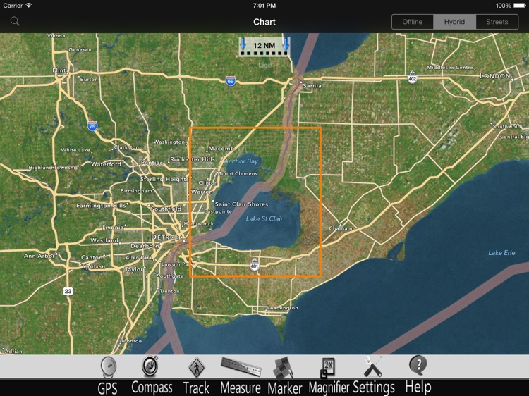 Lake St. Clair GPS Charts Pro screenshot-4