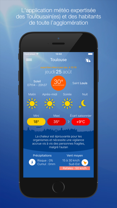 Screenshot #1 pour Météo Toulouse