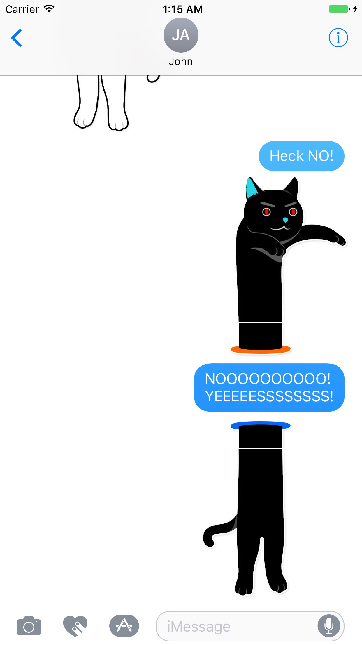 Screenshot 2 of LongCat Stickers