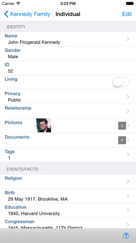 GedFamilies screenshot 3 of 5
