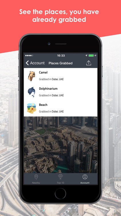 Grab The Travel - geolocation Dubai city guide