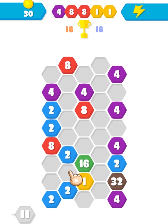 Screenshot #5 pour Hexic 2048 Match 3 Blast