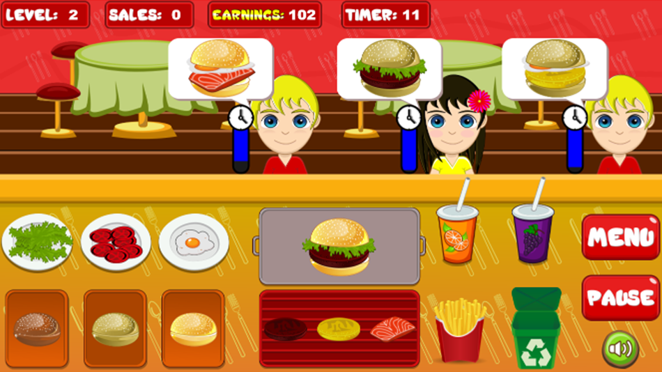 Burger Rush: Cooking Game - 1.0 - (iOS)