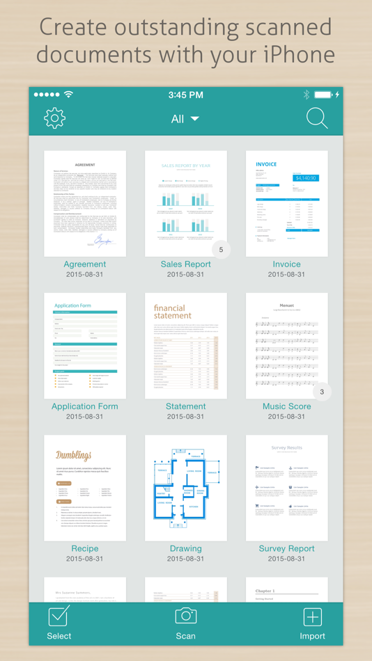 #1. Scanument - Document Scanner - Scan documents to PDF (iOS) 由: Sarrada Software Inc