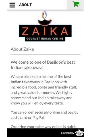 Zaika Indian Takeaway screenshot 4