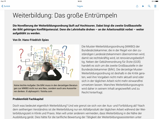 BDI aktuell iPad screenshot