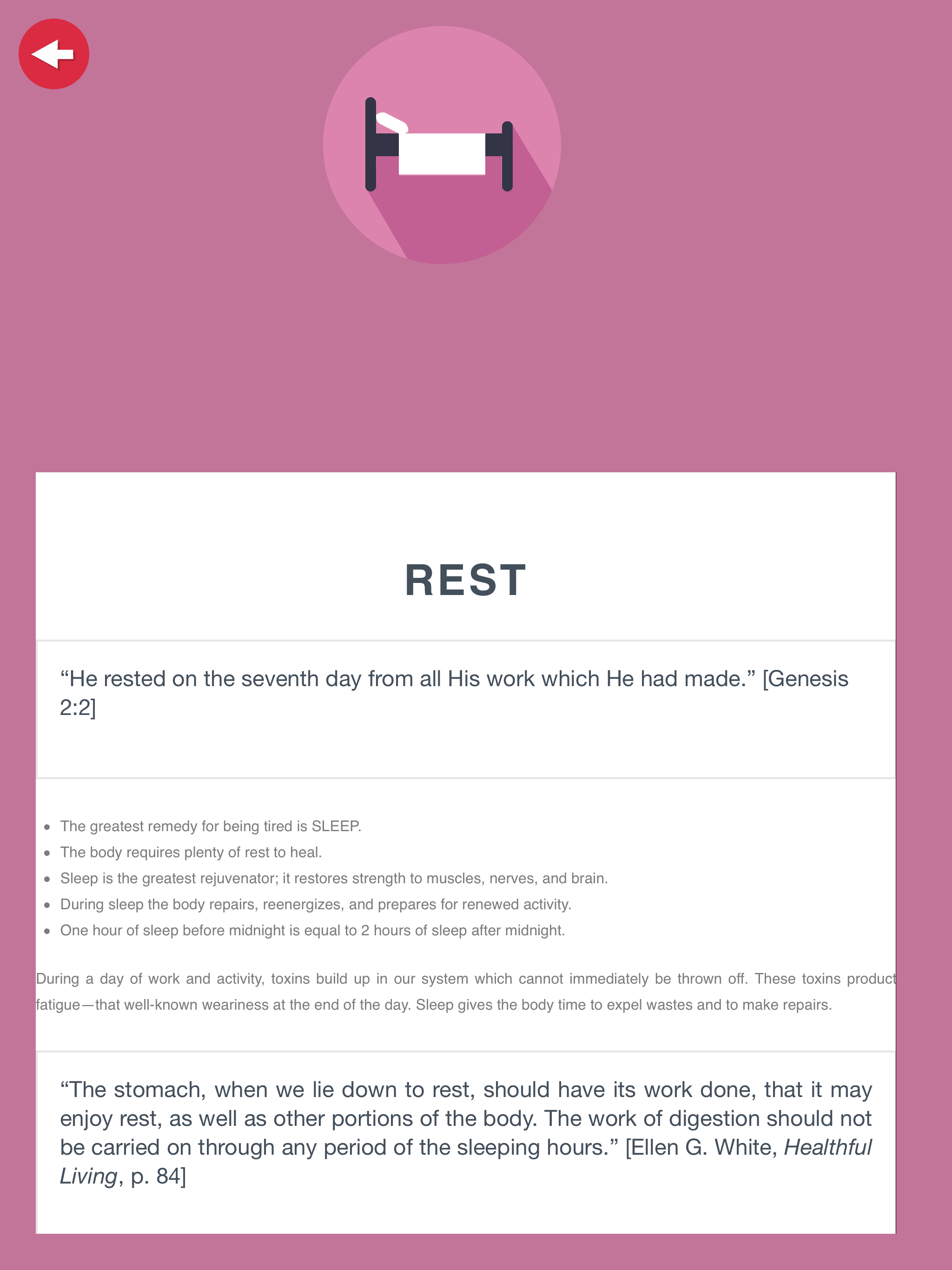 The Eight Laws of Health