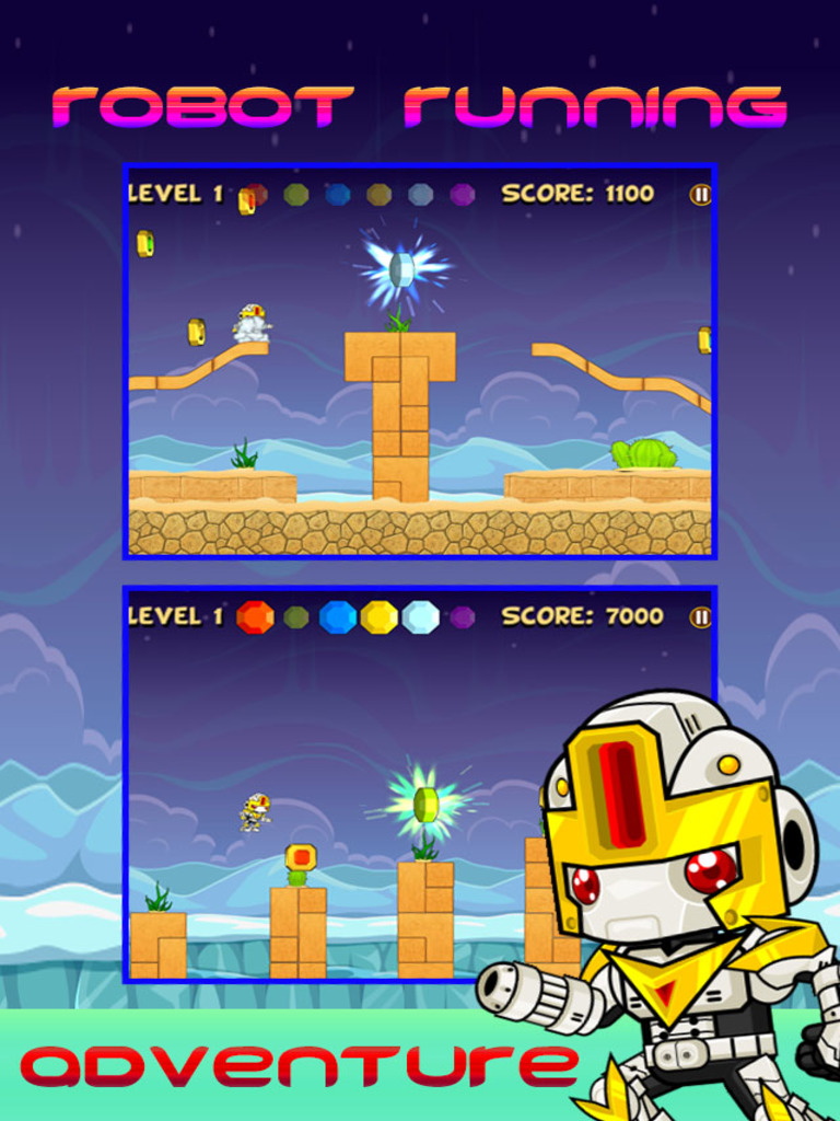 Real Robot RunBot Runner : Adventure Machine Free Games screenshot 4