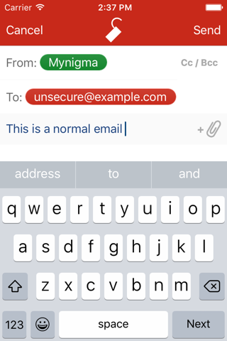 Mynigma - Safe email made simple screenshot 4