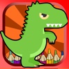 dinosaur coloring for kid-fun drawing free crayon for toddler