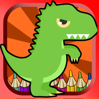 dinosaur coloring for kid-fun drawing free crayon for toddler