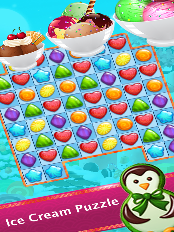 Ice Cream Paradise :Sweet Match3 Puzzle Free Games