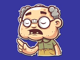 Old Grandpa - Stickers for iMessage