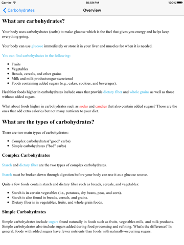 Screenshot #5 pour Healthy Nutrition Guide