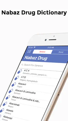 Game screenshot Nabaz Drug Dictionary apk