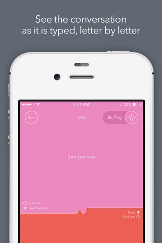 Shuff - The interactive messenger in real time screenshot 3