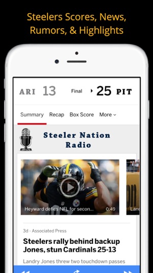 Pittsburgh GameDay Radio for Steelers Pirates Pens on the App Store