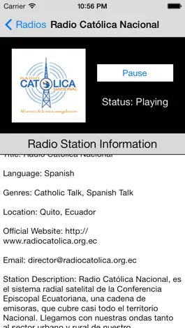 Game screenshot Ecuador Radio Live Player (Quito / Spanish / Equador) apk
