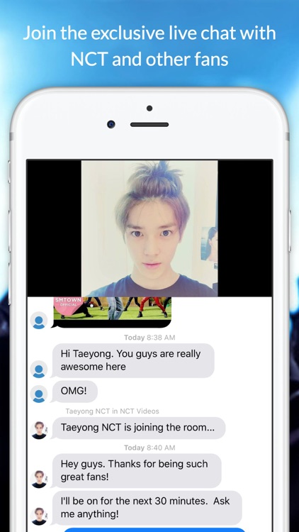 NCT BTS Chat and Videos - Live KPOP App