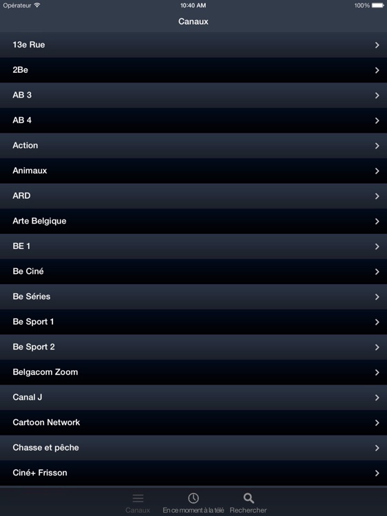 België TV voor iPad