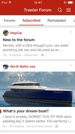 Trawler Boating Forums screenshot 1