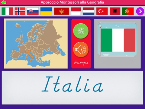 Le Bandiere dell’Europa- Montessori Geografia screenshot 2