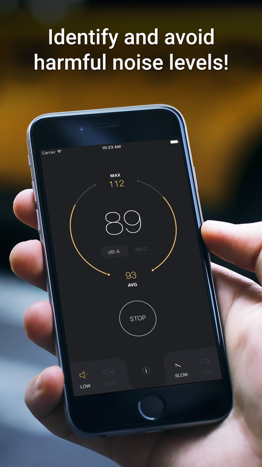 #3. dB Decibel Meter - sound level measurement tool (iOS) 由: Marina Polyanskaya