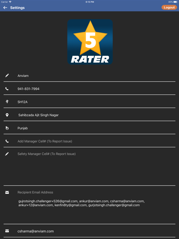 Screenshot #6 pour 5 Star Rater