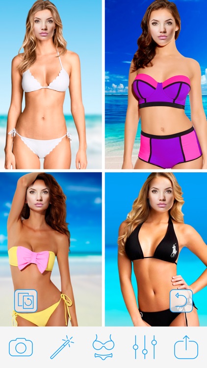Bikini Photo Booth - Body Shaping App