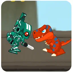 Real Robot Fighting Game 2016 -  Shoot Dinosaur with Robot Gun app icon