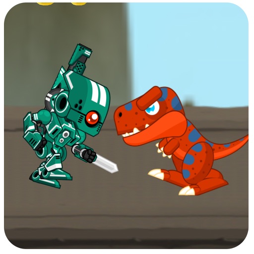 Real Robot Fighting Game 2016 -  Shoot Dinosaur with Robot Gun iOS App